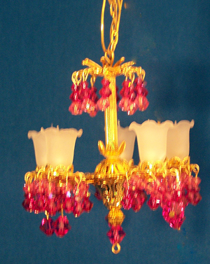 Wine and Roses Chandelier